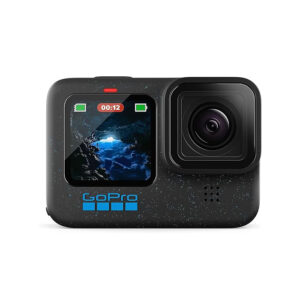 GoPro HERO12 Black - Waterproof Action Camera with 5.3K60 Ultra HD Video, 27MP Photos, HDR, 1/1.9" Image Sensor, Live Streaming, Webcam, Stabilization